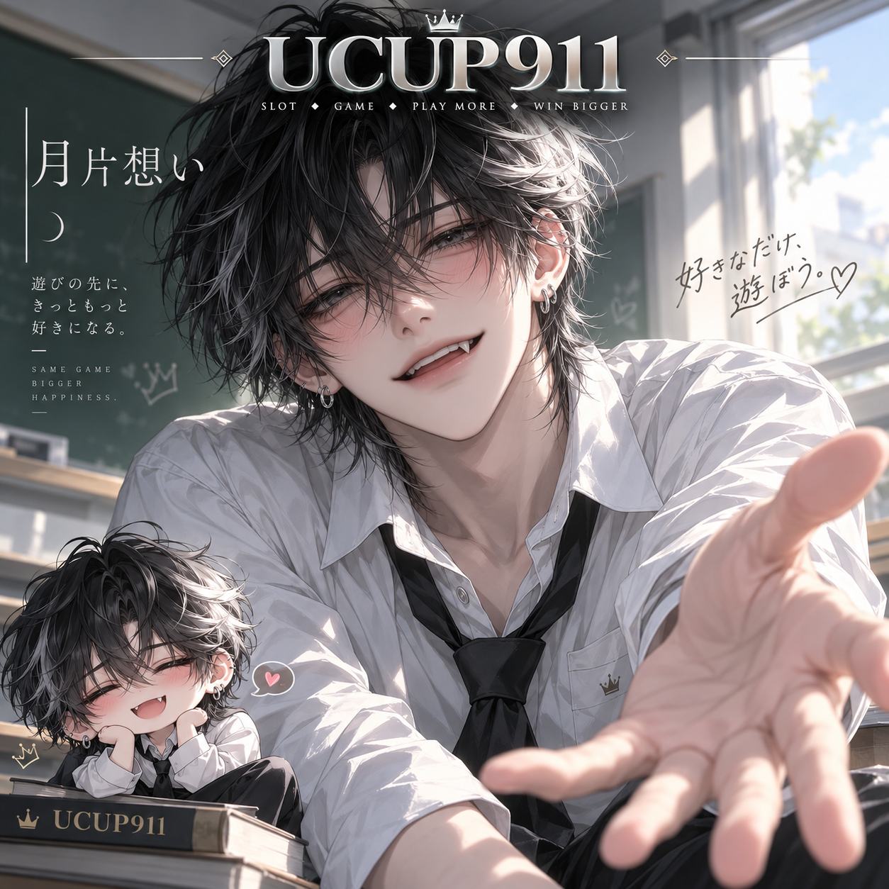 Banner UCUP911 bertema slot online misterius